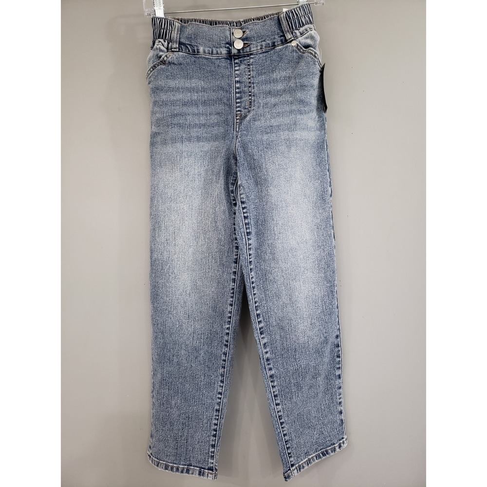 NEW G by Giuliana The Straight High Rise Ankle Jeans Size 0 (25" Inseam) Stretch
